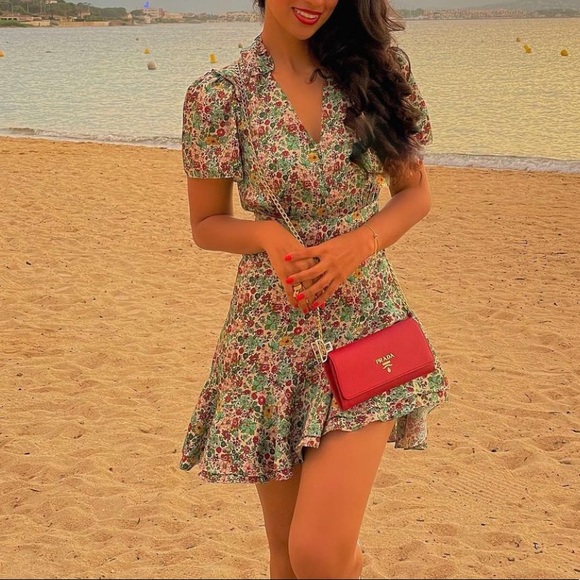 🌸 SANDRO 🌸Fee Floral Ruffle Dress SANDRO - Picture 9 of 16